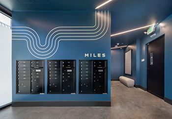 Package Lockers at Miles at Harvard, Los Angeles, CA, 90020